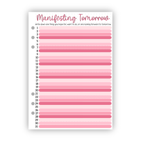 Manifesting Tomorrow