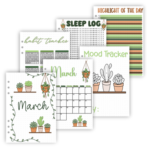 2026 Individual Monthly Pages