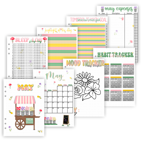 2025 Individual Monthly Pages