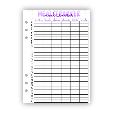 Meal Tracker