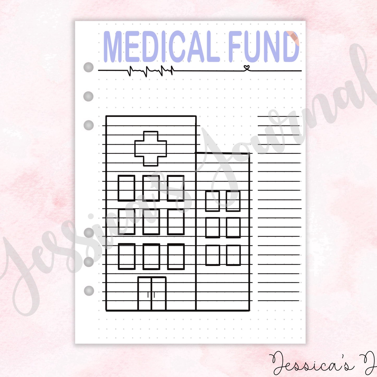 Medical Fund Tracker | Journal Spread