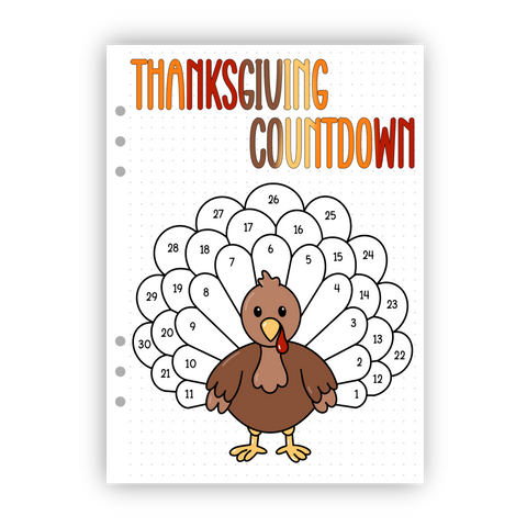 Thanksgiving Countdown
