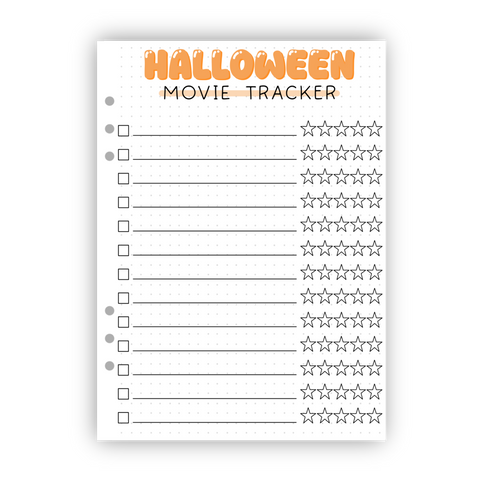 Halloween Movie Tracker