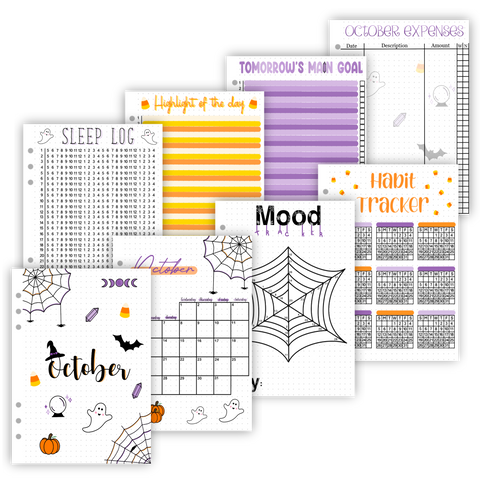 2025 Monthly Holiday Page Sets