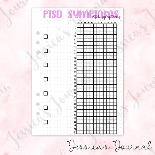 PTSD Symptoms | Journal Spread