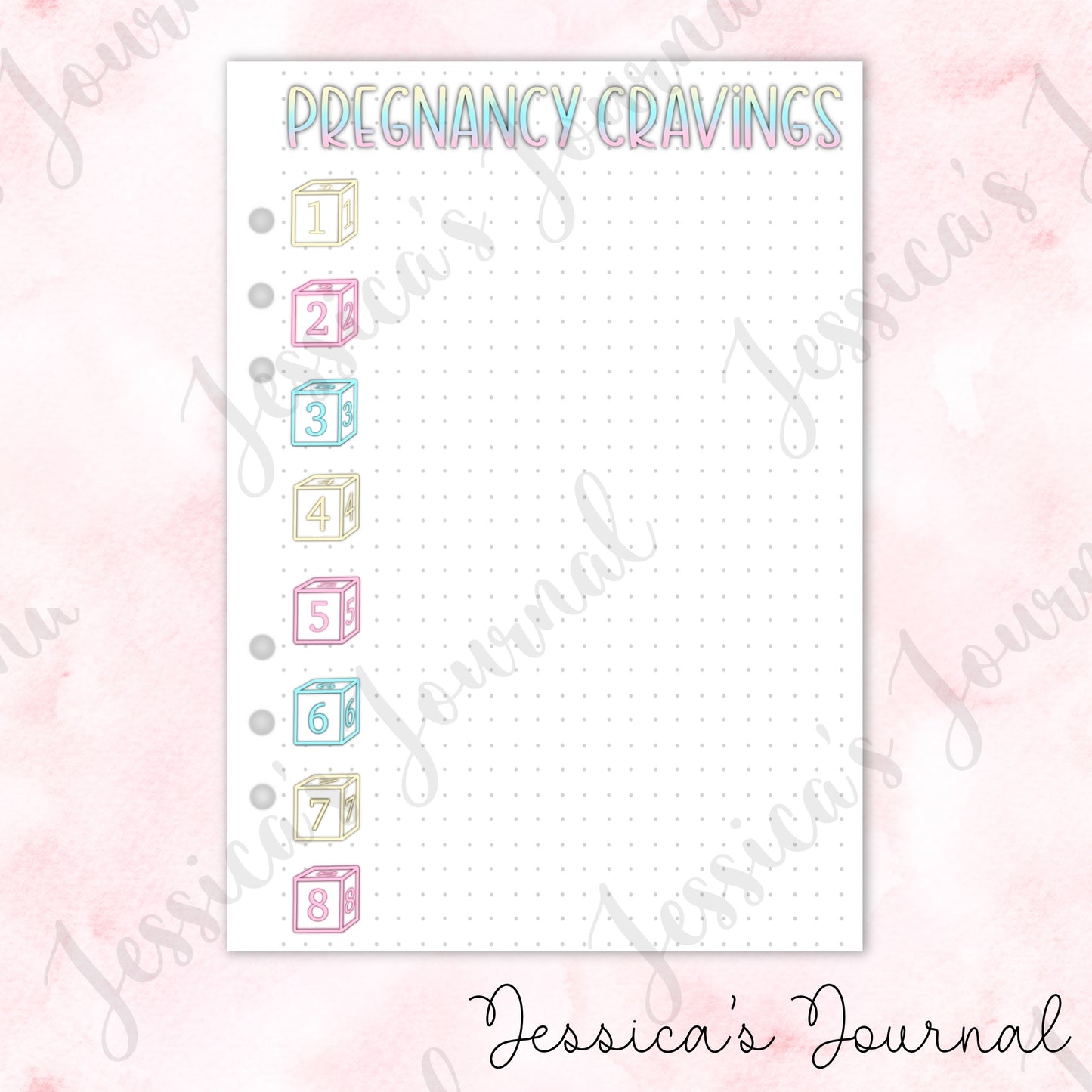 Pregnancy Cravings | Pregnancy Journal Spread