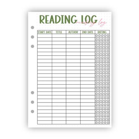 Reading Log