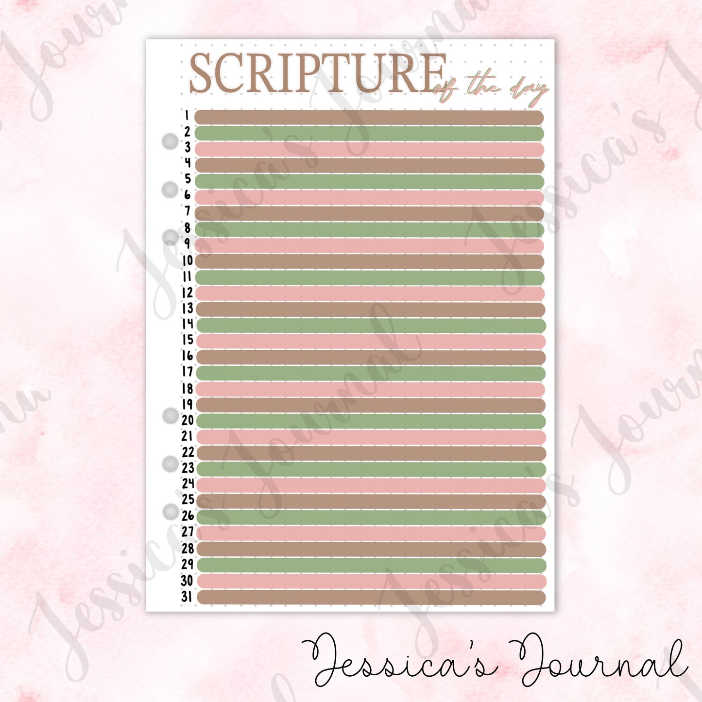 Scripture of the Day | Journal Spread