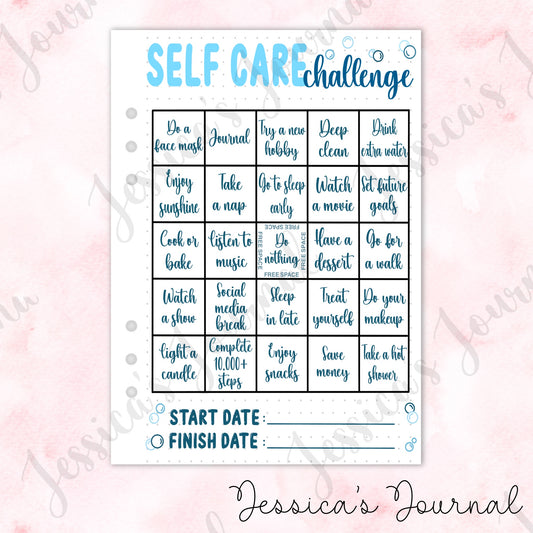 Self Care Challenge | Journal Spread