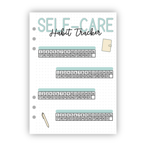 Self Care Habit Tracker