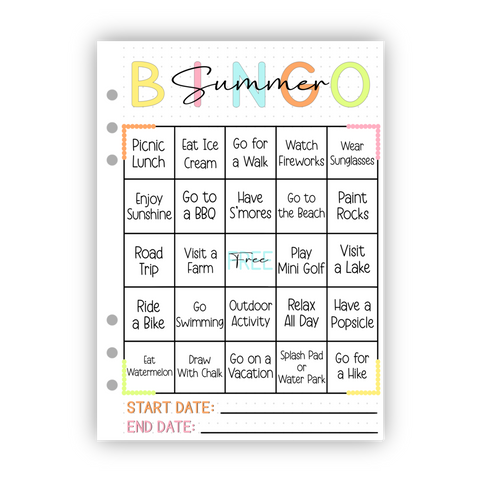 Summer BINGO
