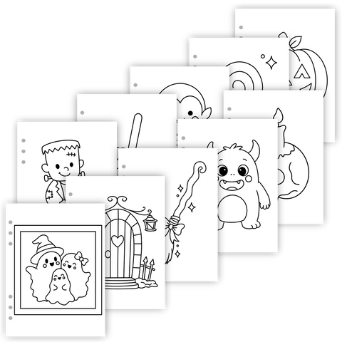 Halloween Bold & Easy Coloring Pages - Volume 2