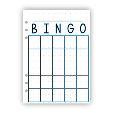 Blank Bingo