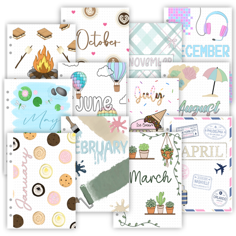2026 Monthly Sets - 3, 6, 12 Month Bundles