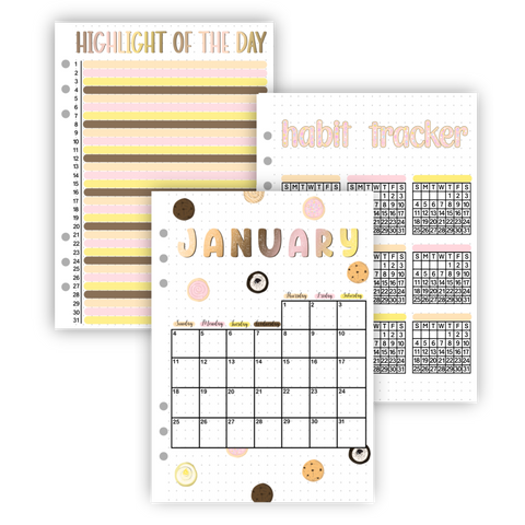 2026 Individual Monthly Pages