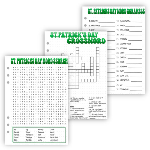 St. Patrick's Day Activity Pages