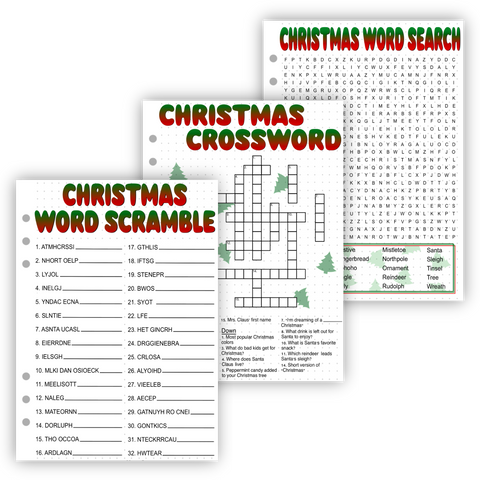 Christmas Activity Pages