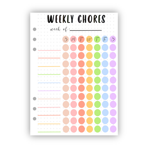 Weekly Chores Tracker