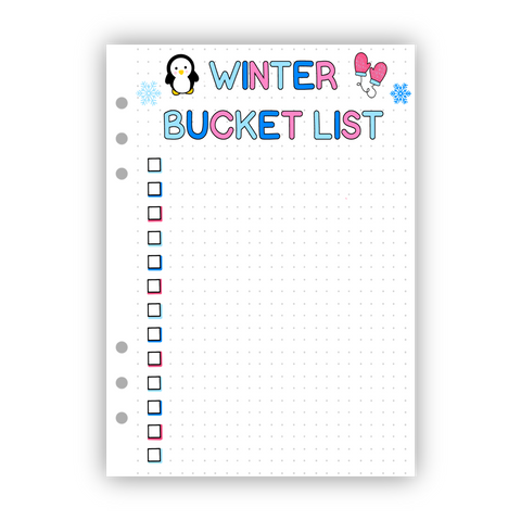 Winter Bucket List