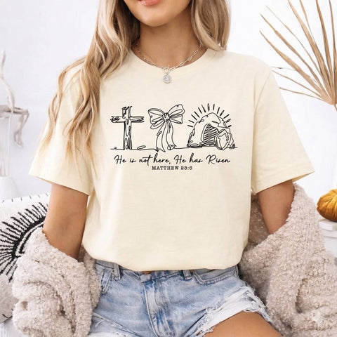 He Has Risen Tee
