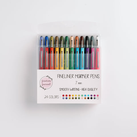 Fineliner Rainbow Marker Pens