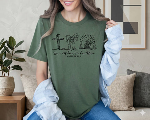 He Has Risen Tee