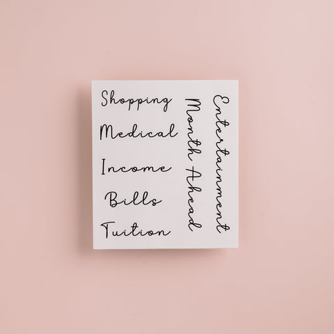 Self Care Budget Binder Kit