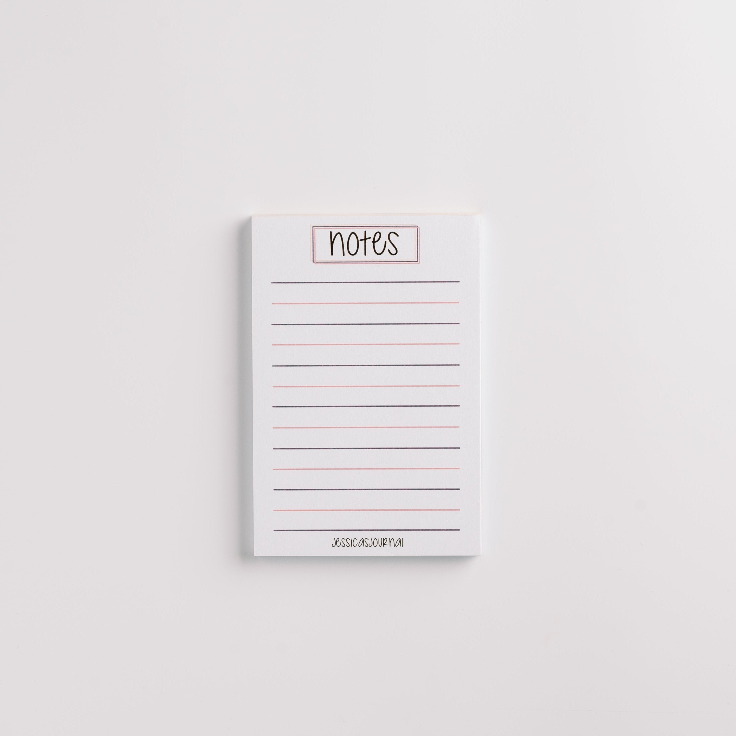Daily Notes Notepad – Organize Tasks & Ideas – Jessica's Journal