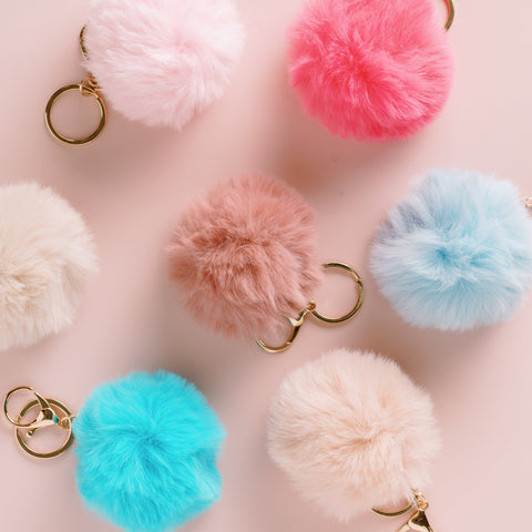 Pom Pom Keychain