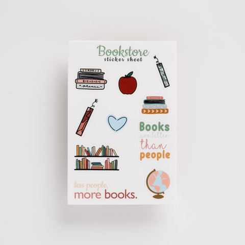 Bookstore Sticker Sheet