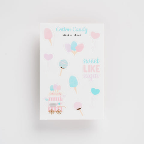 Cotton Candy Sticker Sheet