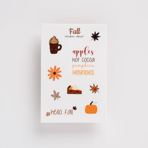 Fall Sticker Sheet