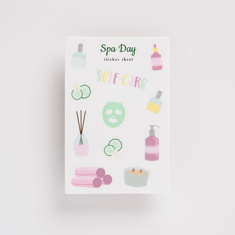 Spa Day Sticker Sheet