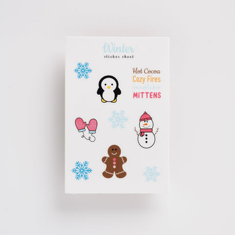 Winter Sticker Sheet