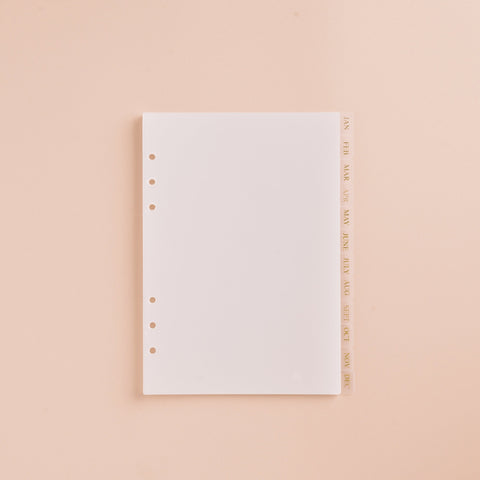 Monthly 12 Tab Dividers